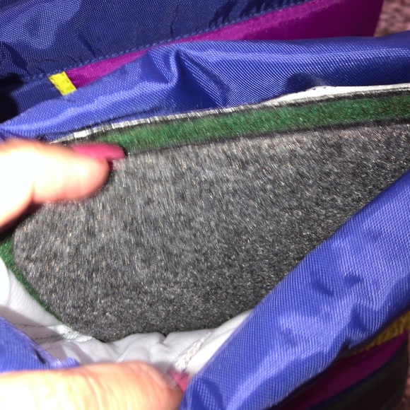 Sorel purple yellow new size 5 winter boots - Picture 5 of 12